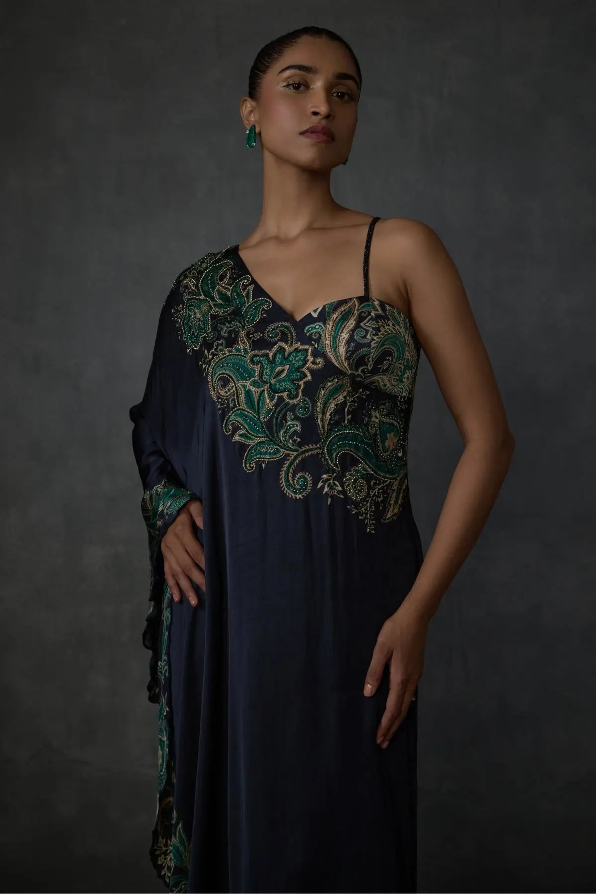 Paisley One Offshoulder Dress Namrata Joshipura Online