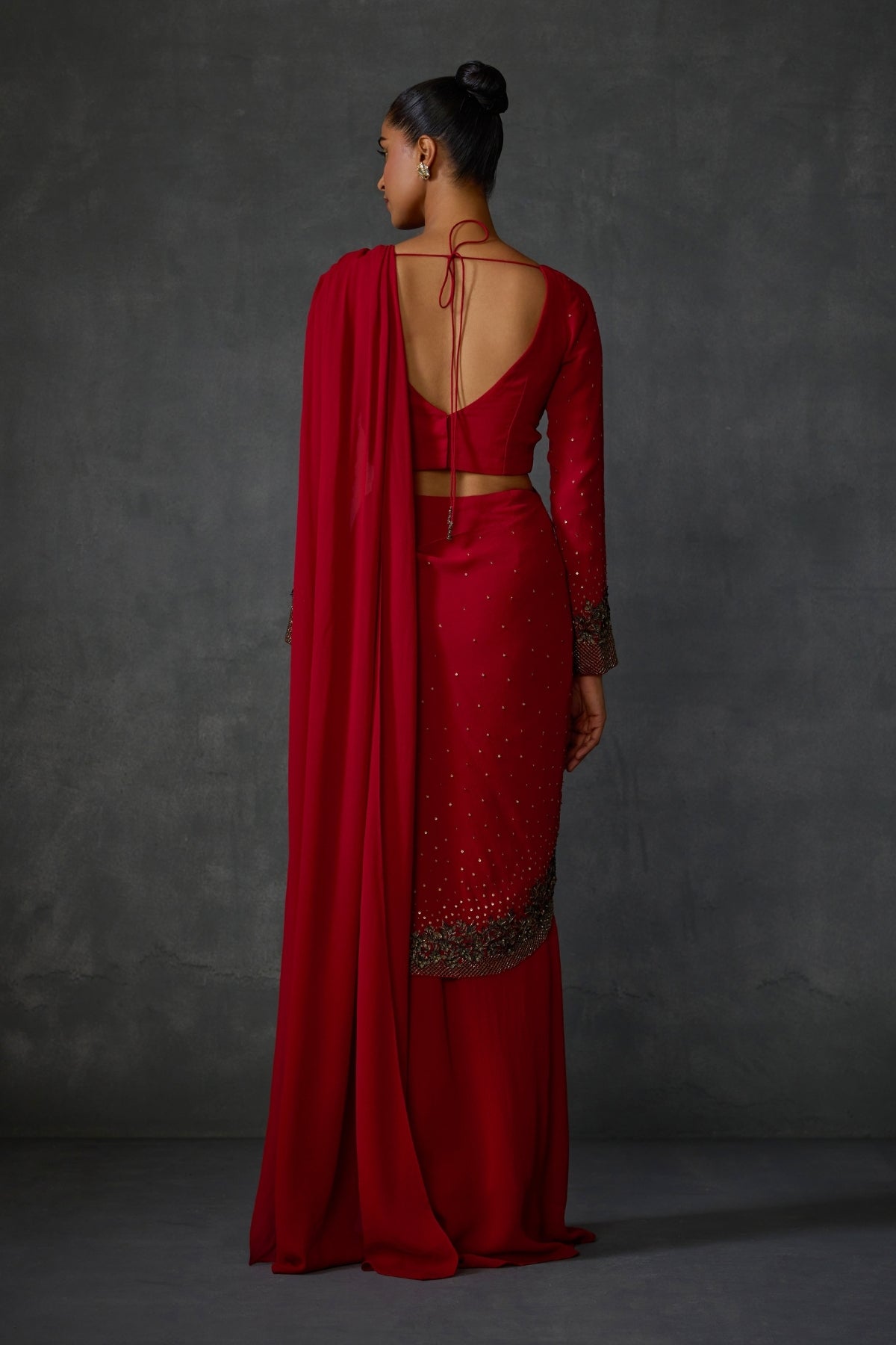 Lattice Draped Saree Namrata Joshipura Online