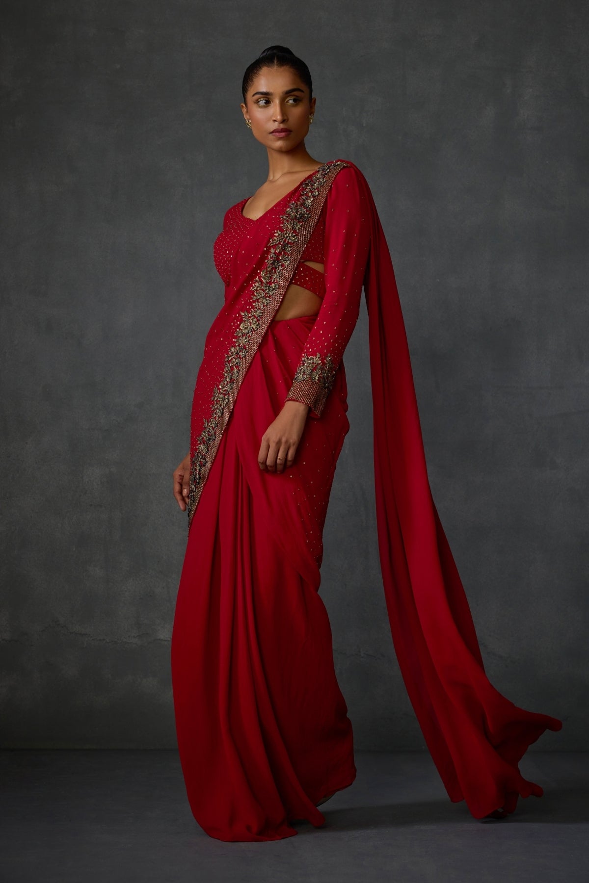 Lattice Draped Saree Namrata Joshipura Online