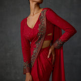 Lattice Draped Saree Namrata Joshipura Online