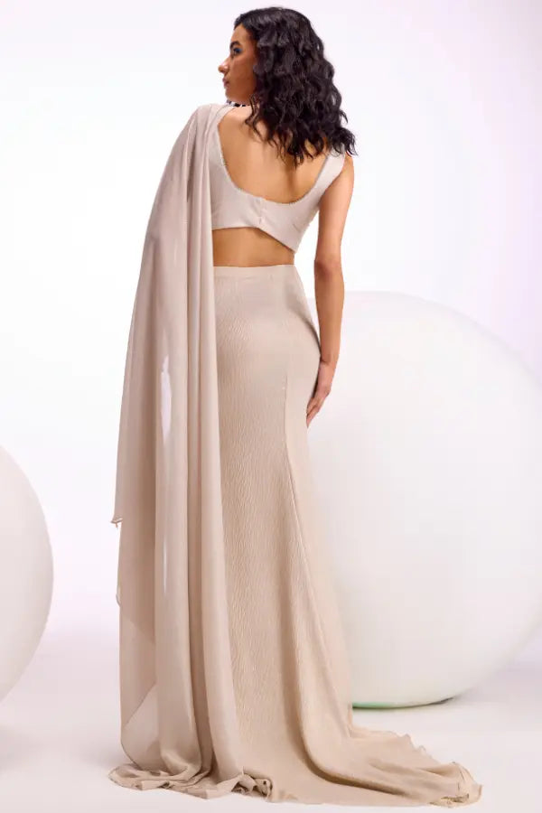 Zenobia Shimmer Drape Saree Namrata Joshipura
