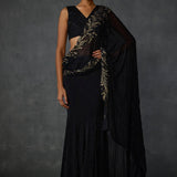 Autumn Fern Godet Draped Saree Namrata Joshipura Online