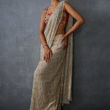 Autumn Bloom Draped Saree Namrata Joshipura Online