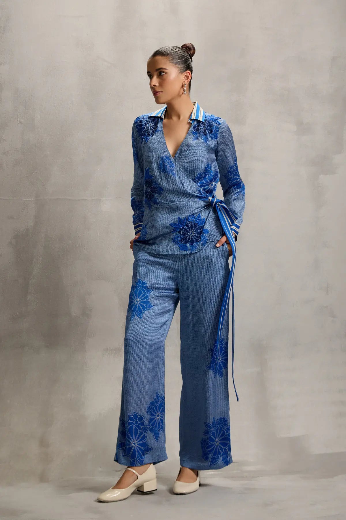 Hitachi Wrap Co-ord Set Namrata Joshipura
