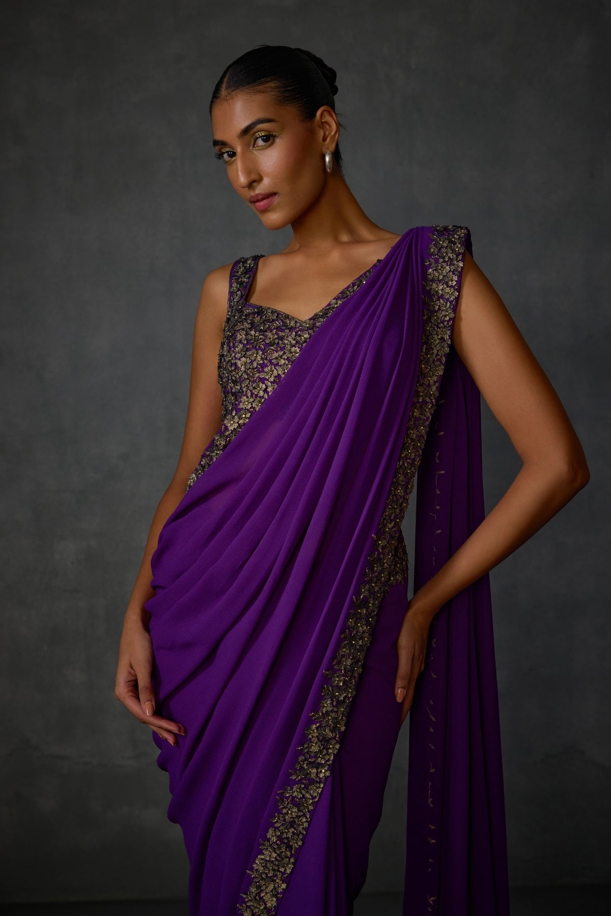 Blossom Draped Saree Namrata Joshipura Online
