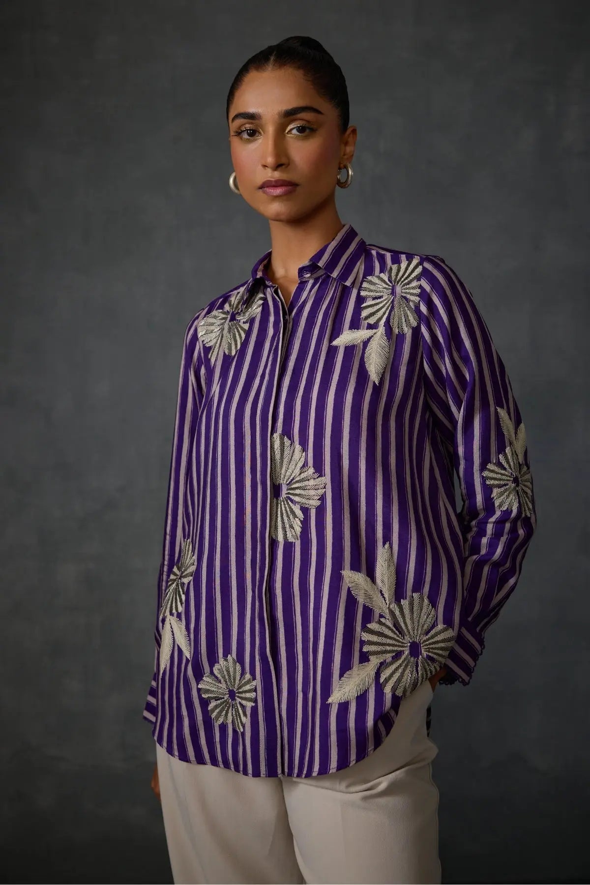 Moonwilt Stripes Shirt Namrata Joshipura Online