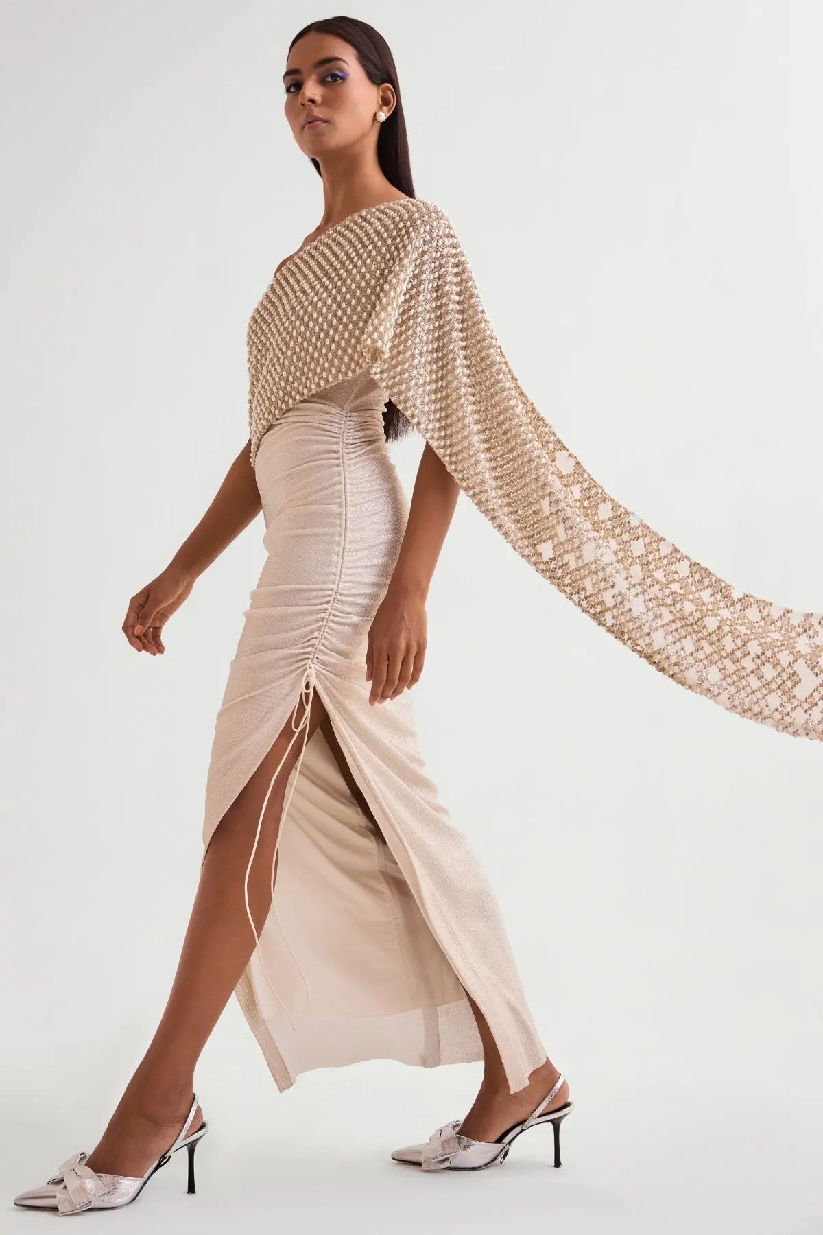 Pearl Drops One Off-shoulder Namrata Joshipura Online