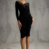 Rosettes Drape Dress Namrata Joshipura