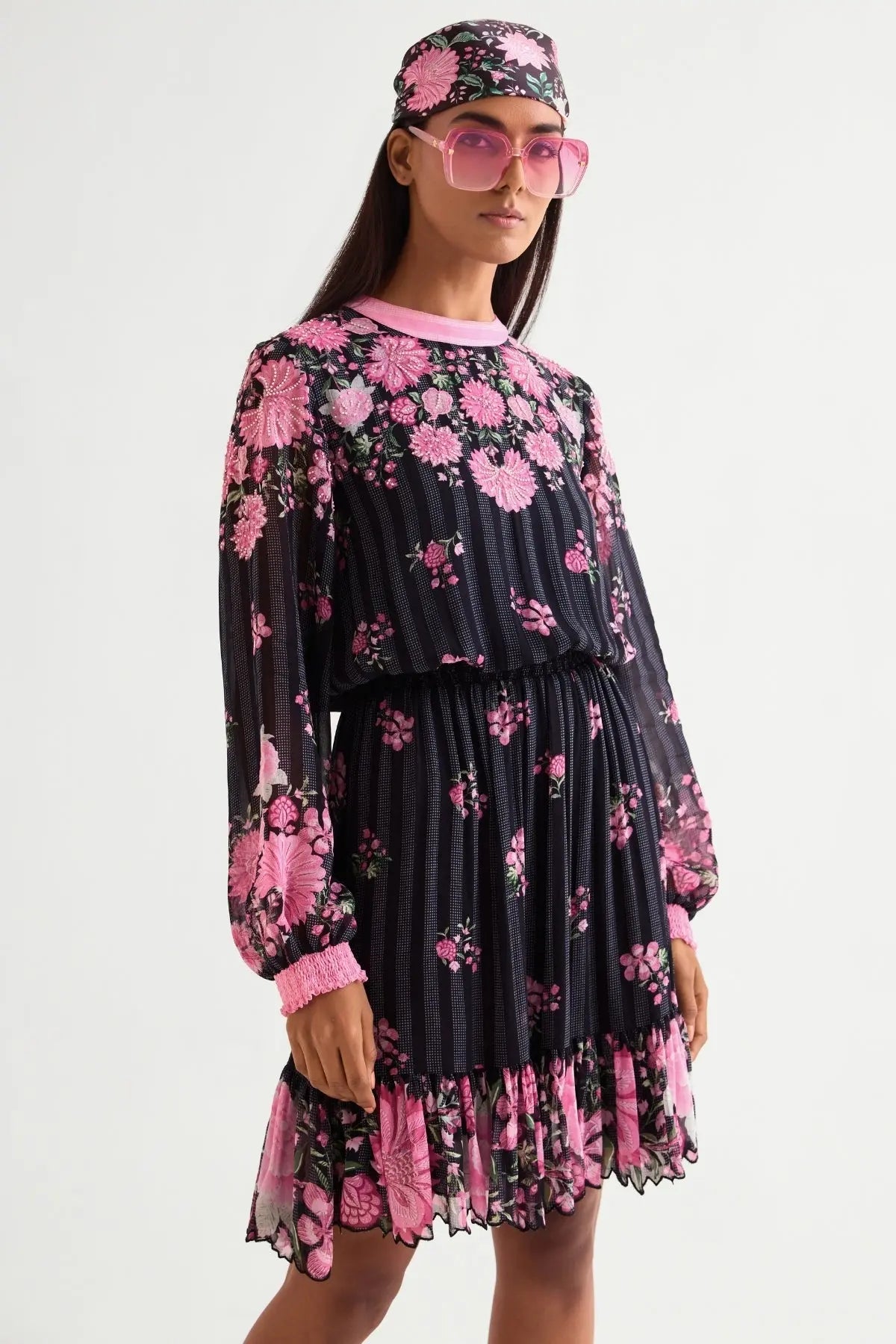 Floret Boho Back Tie Dress Namrata Joshipura Online
