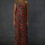Fern Paisley One Offshoulder Jumpsuit Namrata Joshipura Online