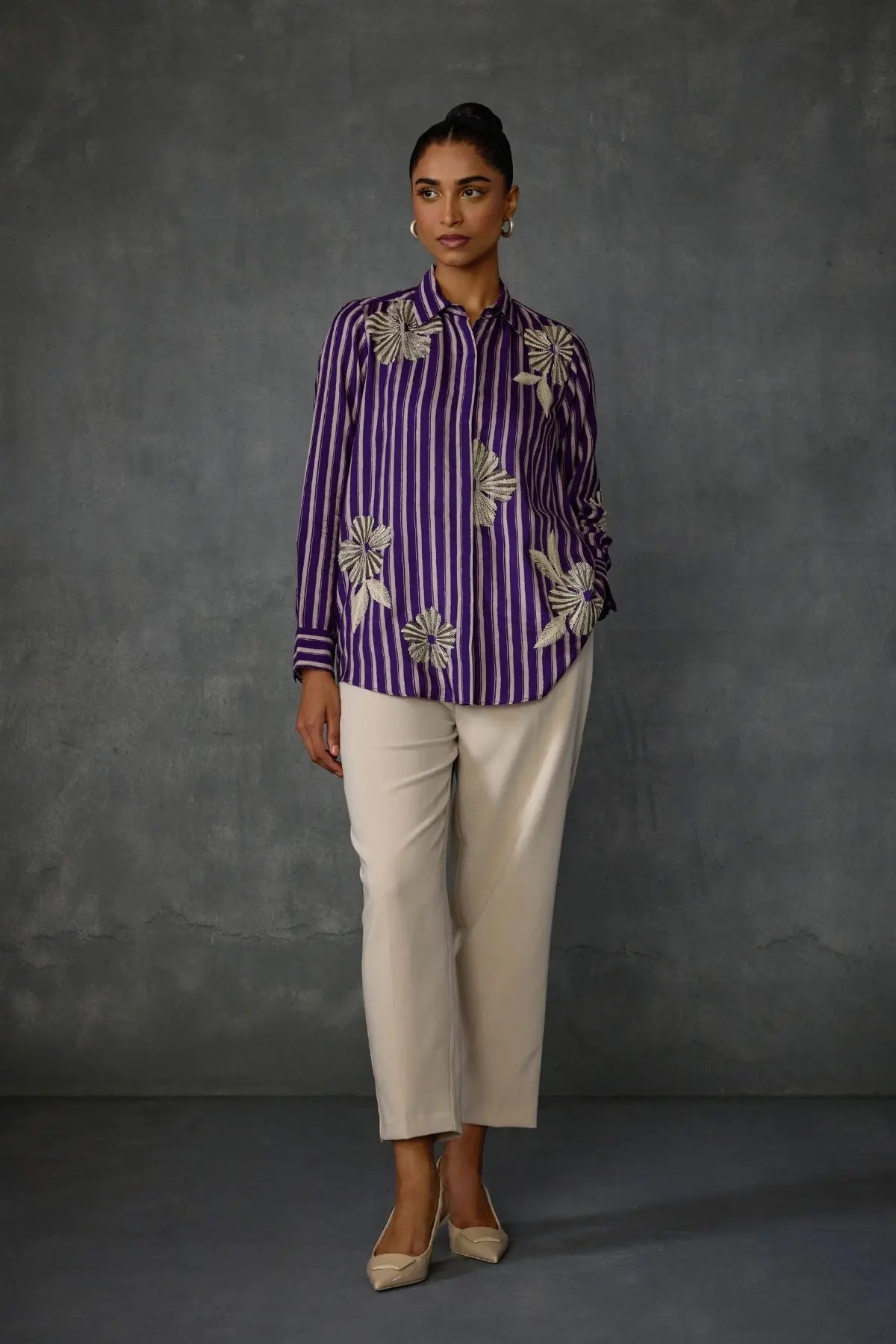 Moonwilt Stripes Shirt Namrata Joshipura Online