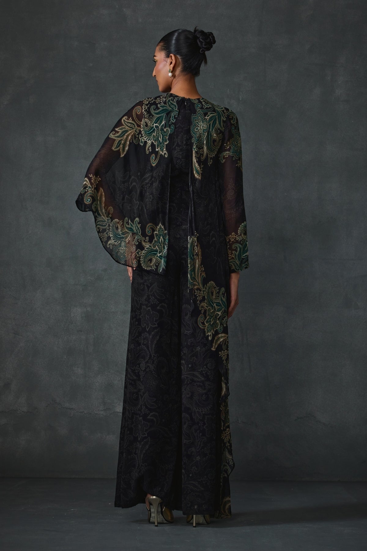 Paisley Cape Style Jumpsuit Namrata Joshipura Online