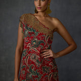 Fern Paisley One Offshoulder Jumpsuit Namrata Joshipura Online