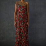 Fern Paisley One Offshoulder Jumpsuit Namrata Joshipura Online