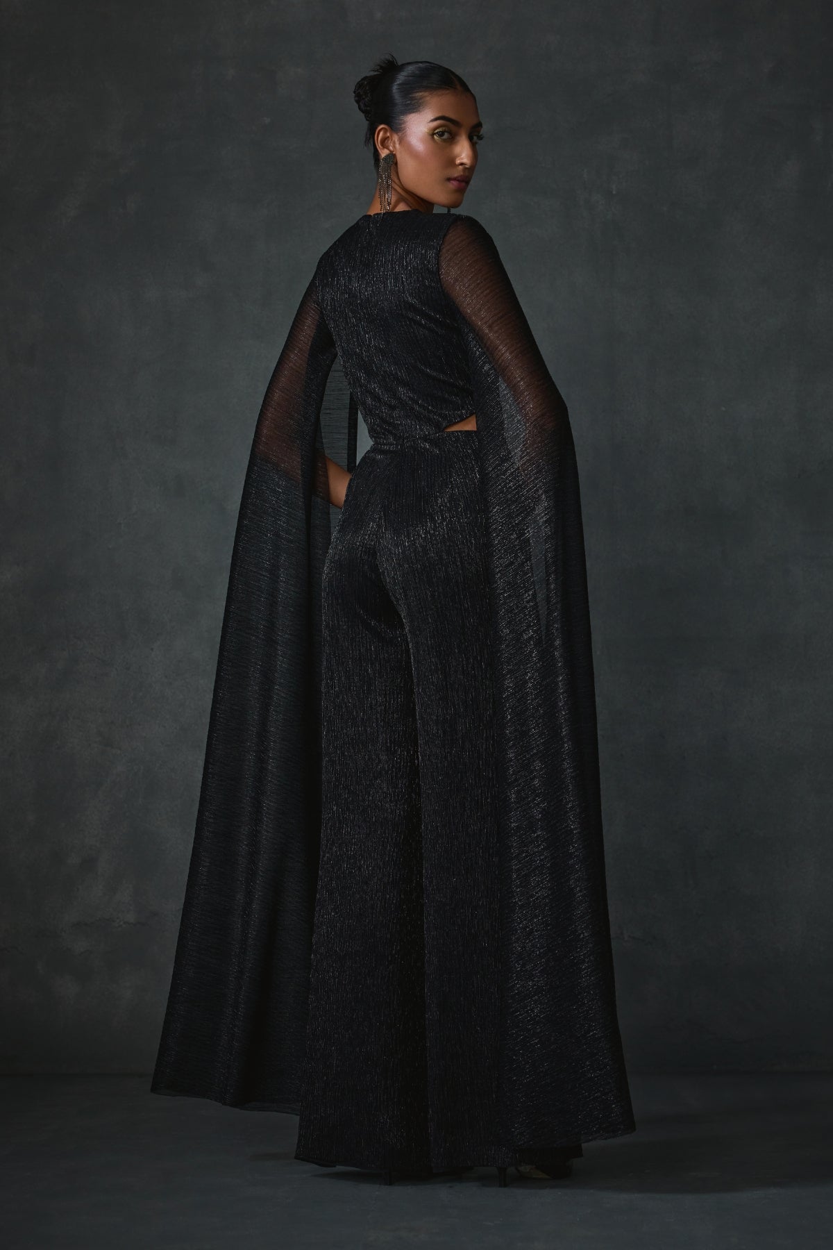 Glissara Cape Sleeves Jumpsuit Namrata Joshipura Online