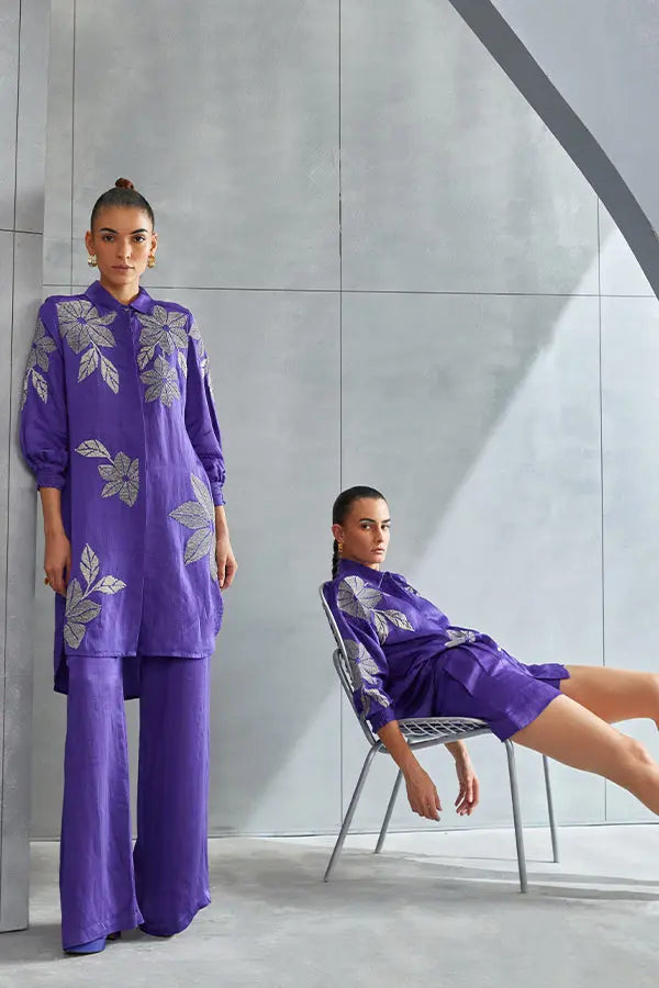 Wild Violet Boxy Tunic Namrata Joshipura