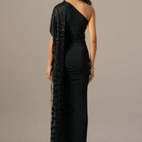 Grille One Shoulder Gown Namrata Joshipura Online