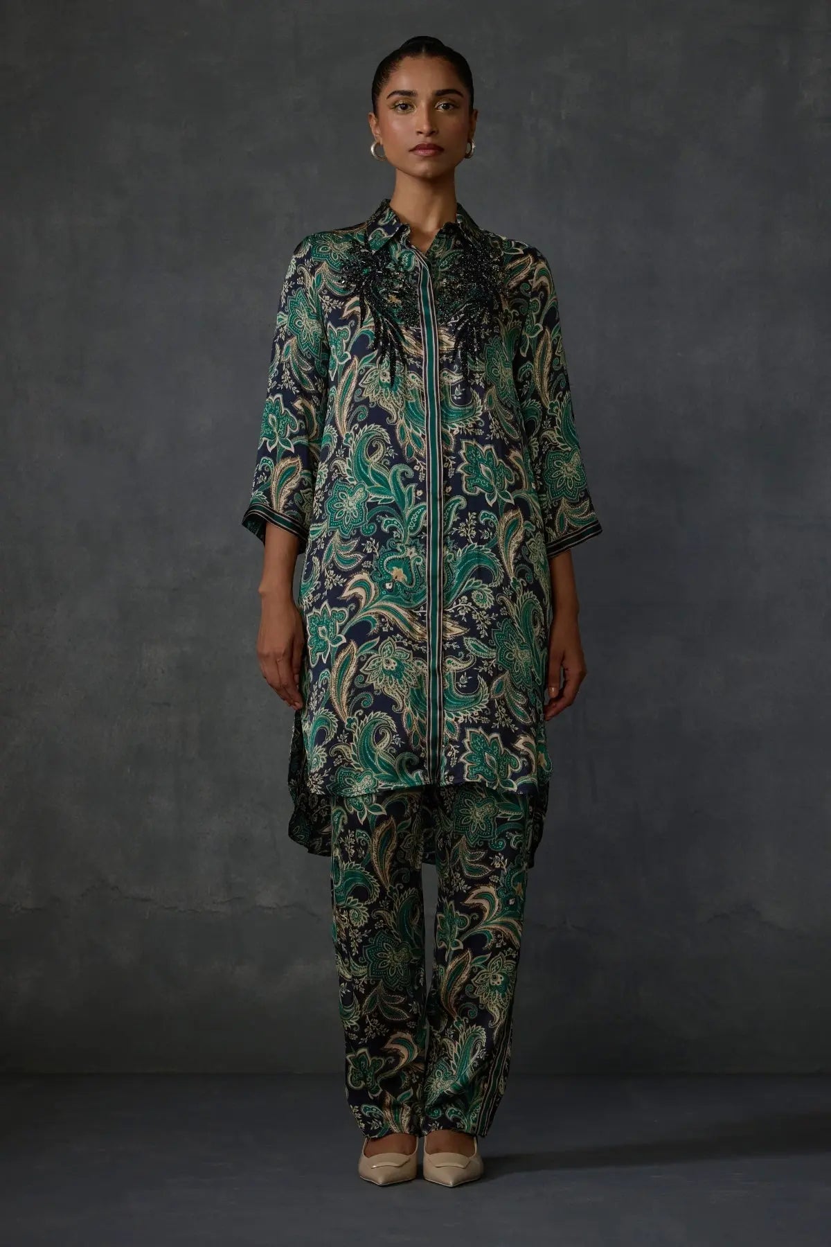 Winter Paisley Co-ord Set Namrata Joshipura Online