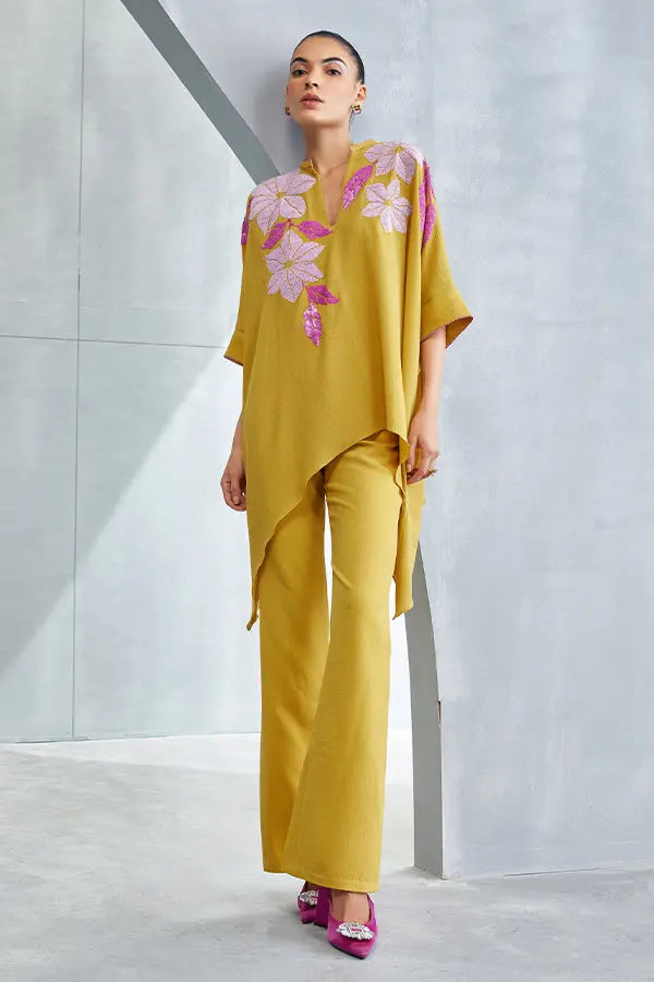 Wild Violet Handkerchief Hem Tunic Namrata Joshipura