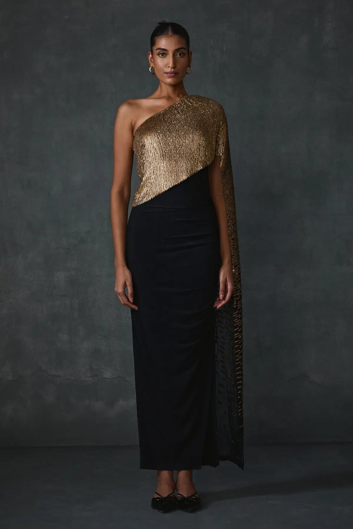 Bark One Offshoulder Chic Gown Namrata Joshipura Online