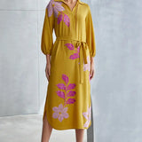 Wild Violet Collar Dress Namrata Joshipura