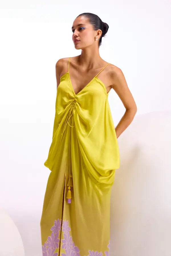 Cerelia Cowl Drape Dress Namrata Joshipura
