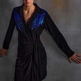 Autumn Fern Tie Up Dress Namrata Joshipura