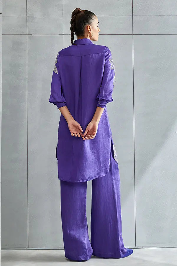 Wild Violet Boxy Tunic Namrata Joshipura