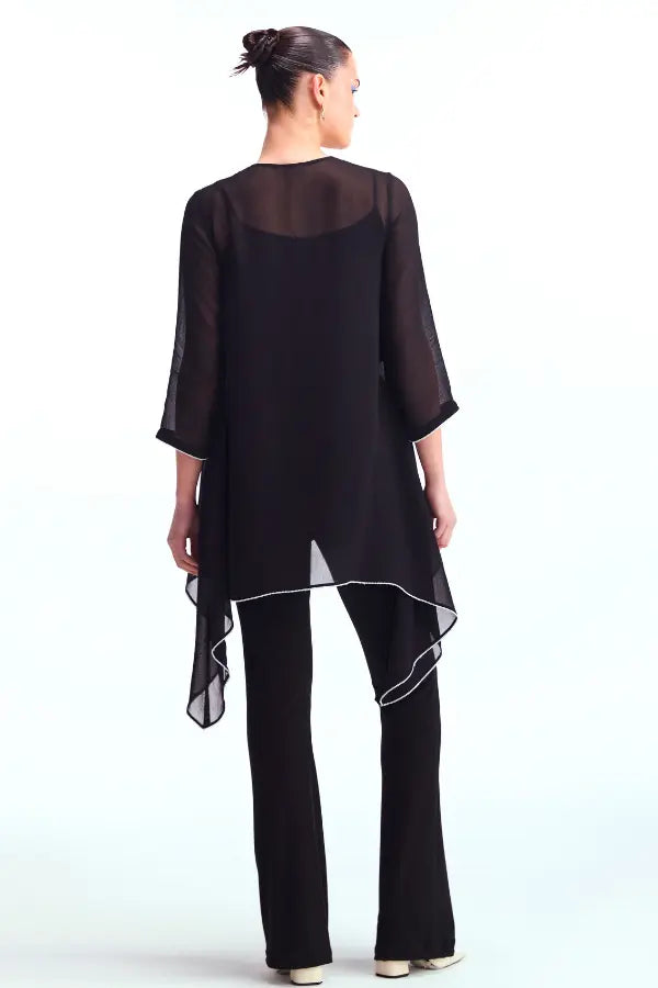 Metallic Pearl Handkerchief Hem Tunic Namrata Joshipura