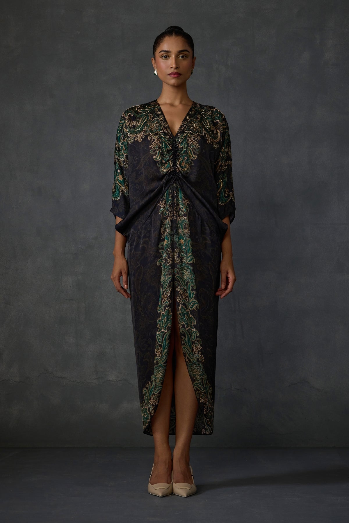 Paisley Drawstring Dress Namrata Joshipura Online