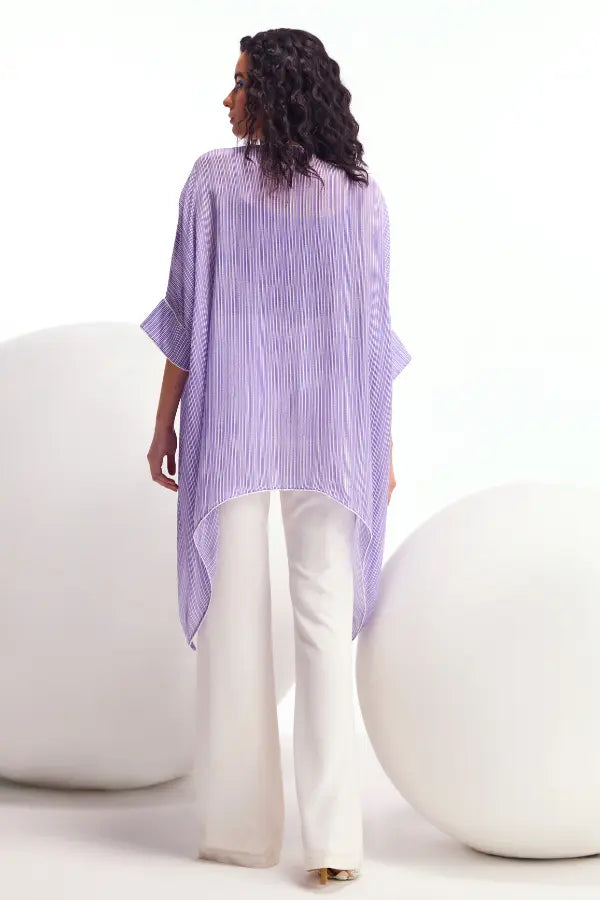 Zebrina Stripes Zipper Tunic Namrata Joshipura