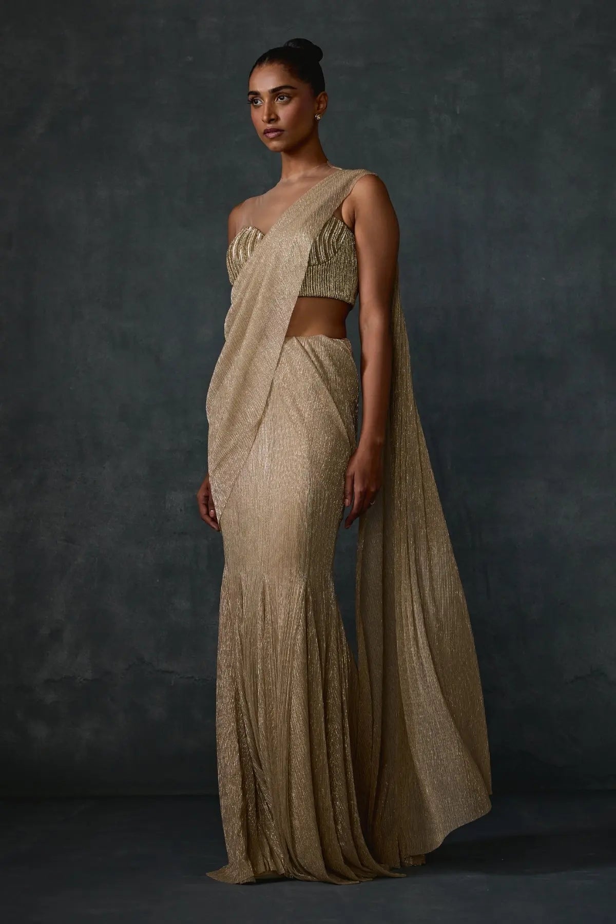 Glissara Godet Draped Saree Namrata Joshipura Online