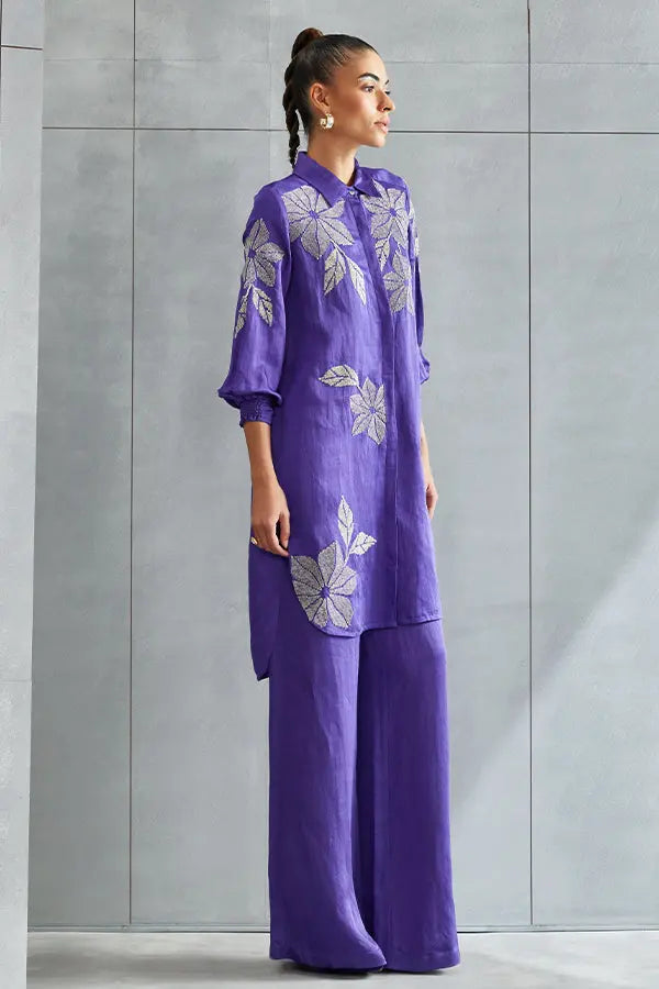 Wild Violet Boxy Tunic Namrata Joshipura