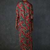 Winter Paisley Drawstring Dress Namrata Joshipura Online