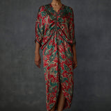 Winter Paisley Drawstring Dress Namrata Joshipura Online