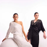 Arabella One Off Shoulder Drape Dress Namrata Joshipura