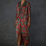 Winter Paisley Drawstring Dress Namrata Joshipura Online
