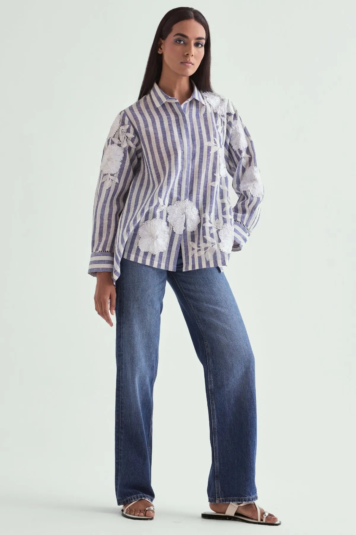 Hazel Stripe Shirt Namrata Joshipura Online