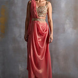 Bell Flower Draped Saree Namrata Joshipura