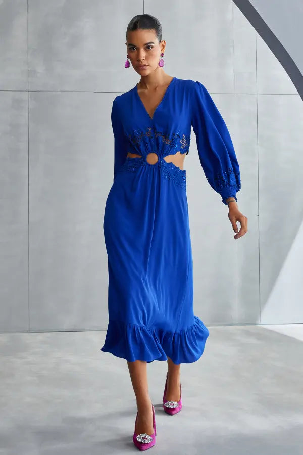 Vervain Waist Cut Out Dress Namrata Joshipura