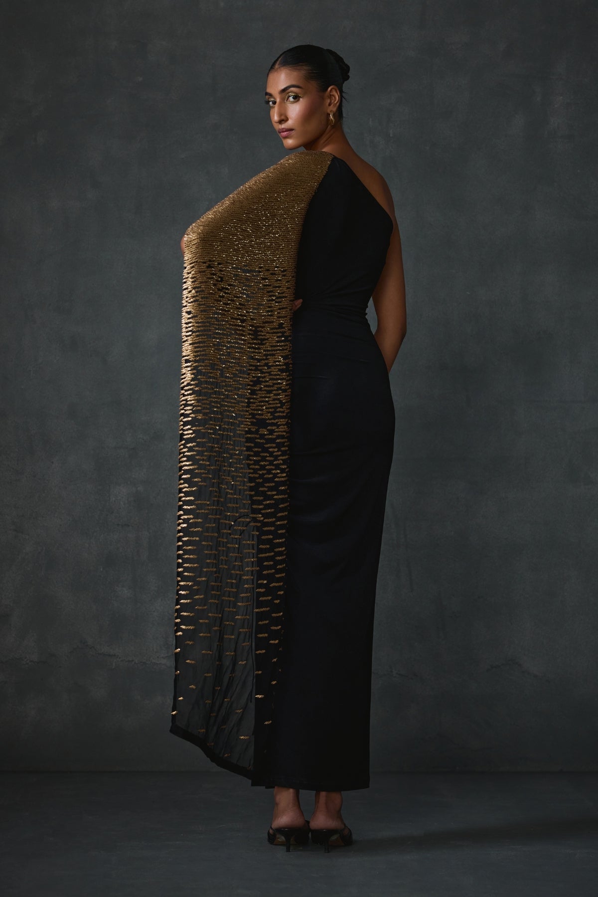 Bark One Offshoulder Chic Gown Namrata Joshipura Online