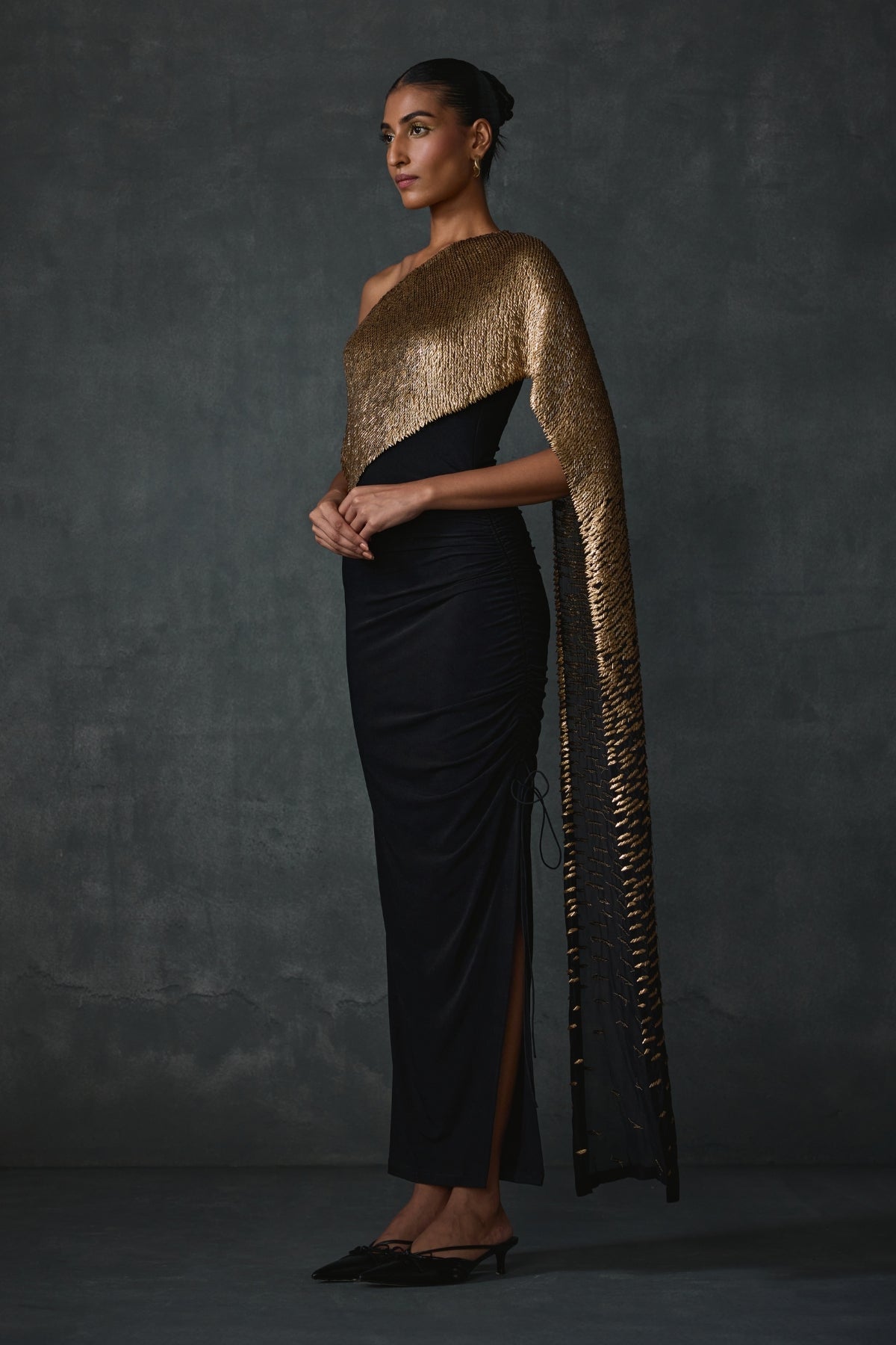 Bark One Offshoulder Chic Gown Namrata Joshipura Online
