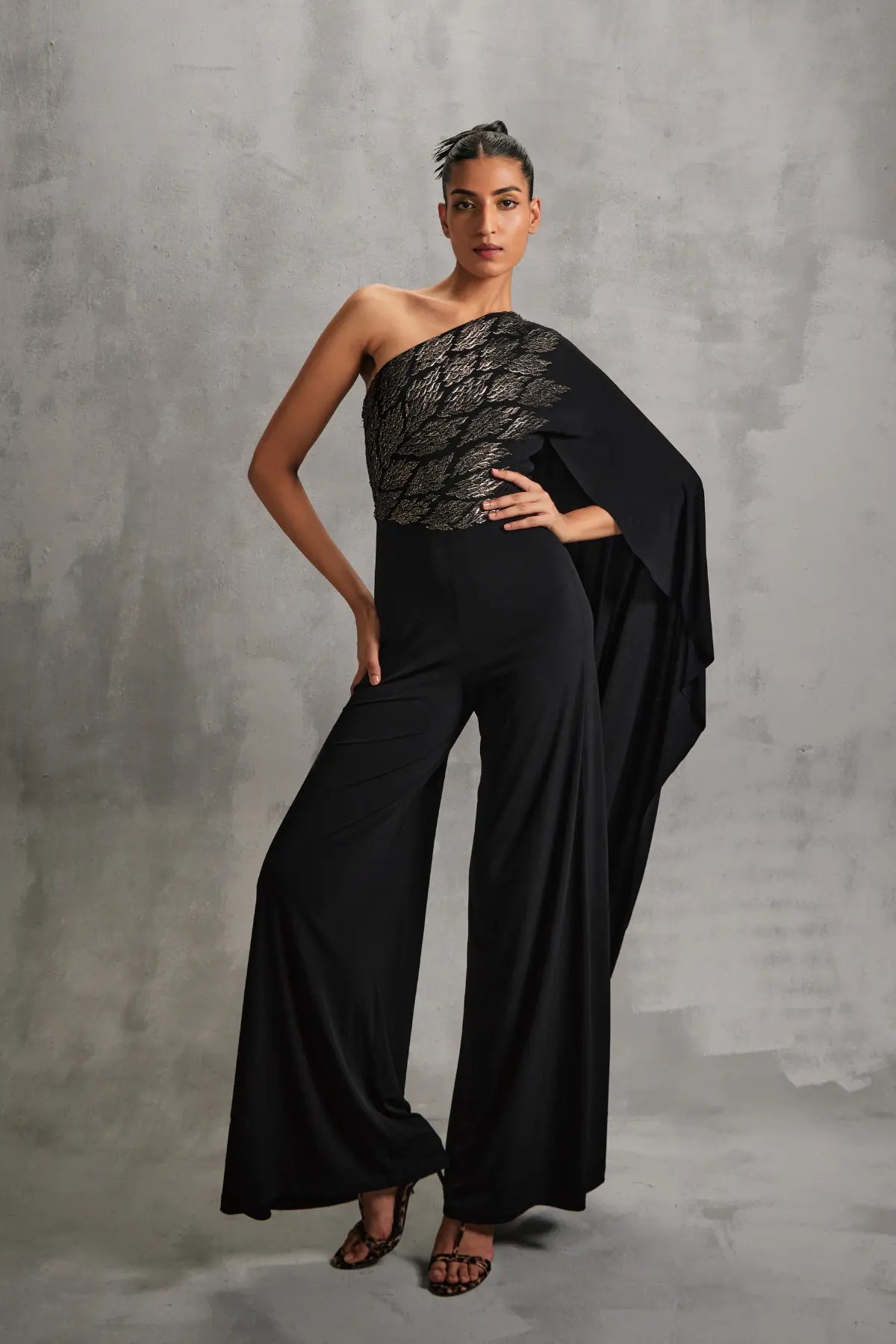 Blaze One Shoulder Jumpsuit Namrata Joshipura