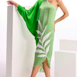 Seinna Stripes Off Shoulder Dress Namrata Joshipura