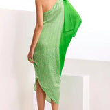 Seinna Stripes Off Shoulder Dress Namrata Joshipura