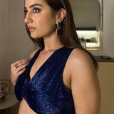Kusha Kapila in Streaks Drape Saree Namrata Joshipura Online (Celebrity Muses)