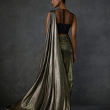 Lattice Corset Foil Saree Namrata Joshipura Online