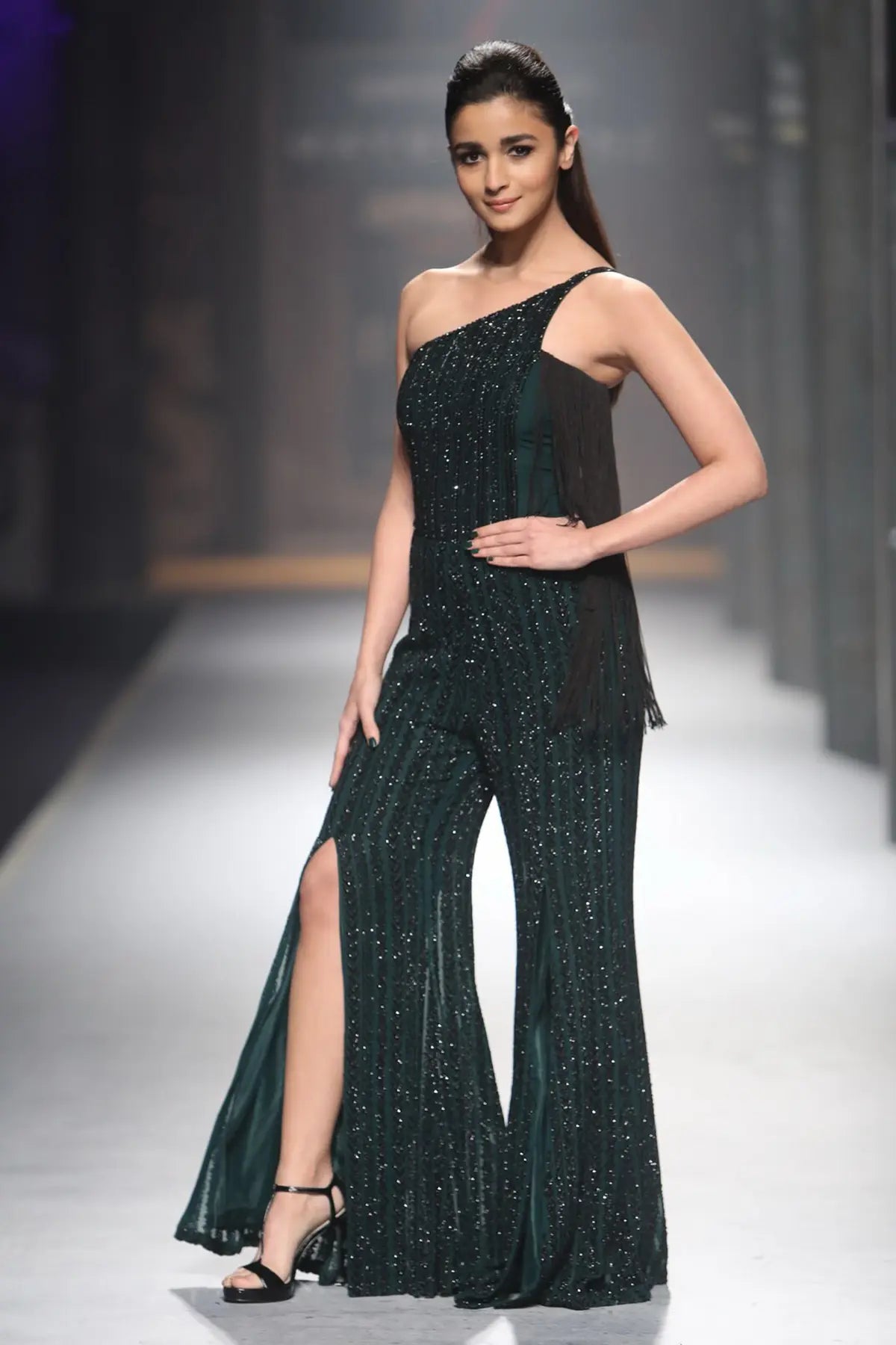Alia Bhatt in NJ Prism Fringed Jumpsuit Namrata Joshipura Online (Celebrity Muses)