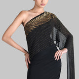 CORDELIA ONE OFF SHOULDER GOWN
