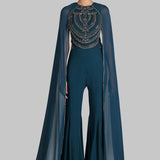 BIJOUX CAPE JUMPSUIT
